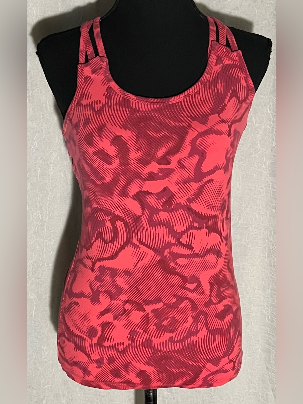 Marmot Women’s Pink Patterned Double-Strap Tank